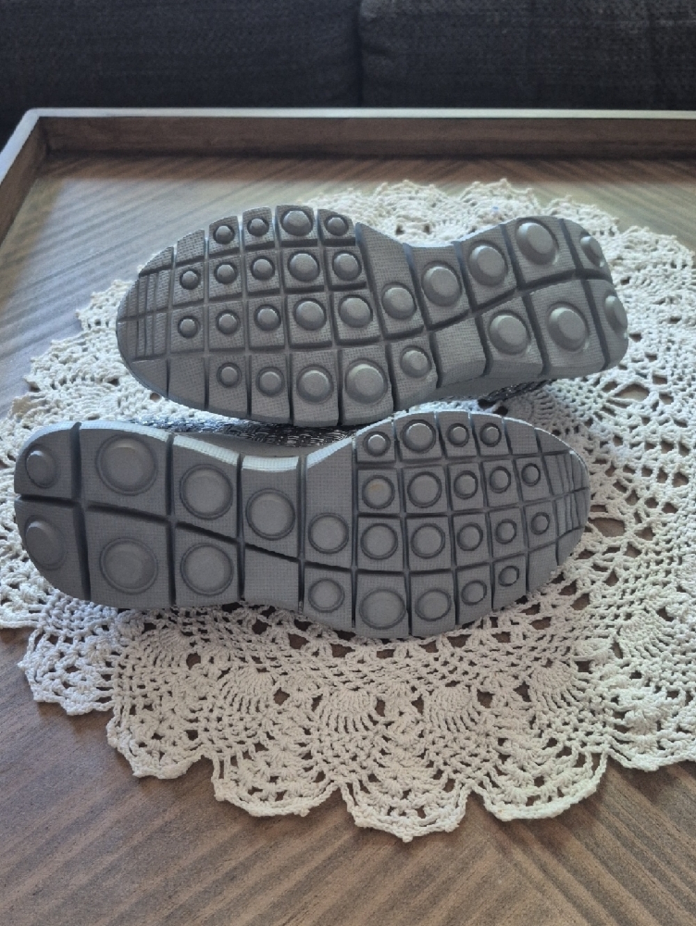 BM bernie Slip-On Woven Sneakers in Light Gray - Picture 5 of 6